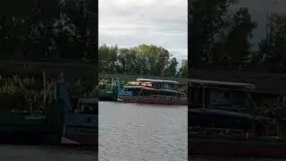 космический корабль Буран. Остатки переданные с Байконура в РФ. Пересечение шлюза Нижнекамской ГЭС