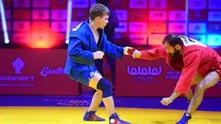 CHIDRASHVILI Vakhtangi vs GLADKIKH Vladimir. Men 58 kg. European Sambo Championships 2023