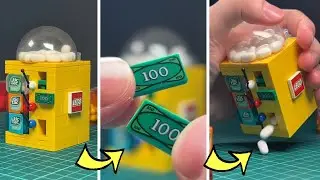 Working LEGO CANDY Vending Machine Tutorial
