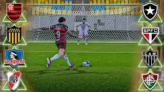 QUARTAS DE FINAIS DA LIBERTADORES NOS PÊNALTIS !!EFootball 2024