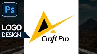 Photoshop Logo Design Tutorial | How to Use Pen Tool - Adobe Photoshop Tutorial 2024‼️