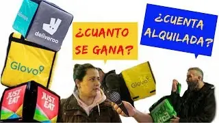 Glovo Deliveroo Uber Eats, Repartidores cuentan cuanto Ganan y la REALIDAD de trabajar.
