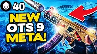 INSANE 40 KILL GAME WITH *NEW* OTS 9 SMG IN WARZONE!