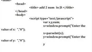 JavaScript Tutorials -2 (How to add two number using prompt dialog box) in Nepali