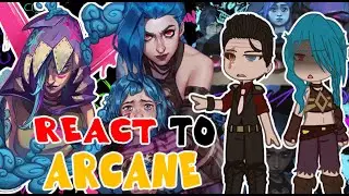 Past Arcane React To Future || Gacha React [RU/ENG] #2