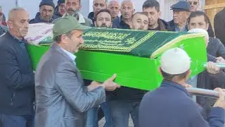 ERBAA GÜMÜŞALAN ZÜLBİYE YILMAZ FUNERAL CEREMONY IN FRONT OF THE HOUSE 04 DECEMBER 2025