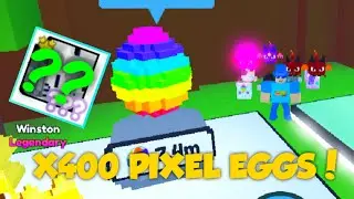 Hatching 400 Pixel Eggs In Pet Simulator X!