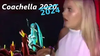 Rich kid at coachella when the 『Hatsune Miku』 set starts