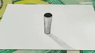 Tutorial cara menggambar 3d sederhana. #tutorial #gambar3d #drawing