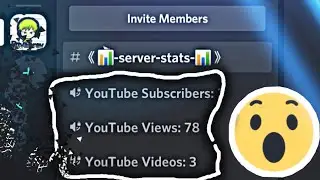How to show youtube subscriber's count in Discord Server