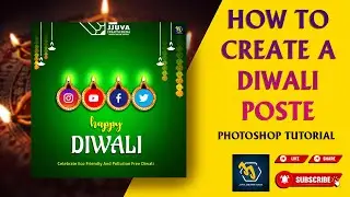 How to design diwali festival post in Photoshop || Photoshop Tutorial in Hindi