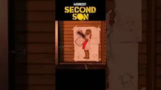 NAUGHTY KIDS Stencil art part 4🎨 | Infamous Second Son | #shorts #viral #art #gaming #subscribe