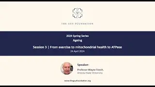 Wayne Frasch (2024) From exercise to mitochondrial health to ATPase