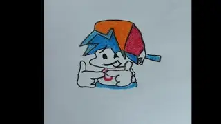 Boyfriend [Friday Night Funkin] Çizimi-Boyfriend [Friday Night Funkin] Drawing