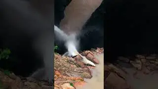 Jog Falls Drone View