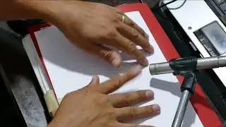 Finger drumming. How to make a simple beat using your fingers. This is just a fun test.