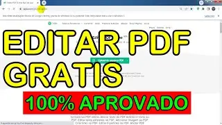 COMO EDITAR ARQUIVOS PDF GRATIS E ONLINE