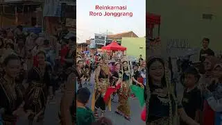 Reinkarnasi Roro Jonggrang di Karnaval HUTRI Ke 79 Kec. Ketanggungan Kab. Brebes