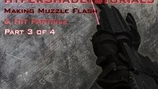 031-HyperShadeTutorials-Unity 3D Making Gun Shoot, Muzzle flash,hit particle (C Sharp) Part 3 of 4