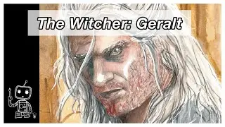 Drawing The Witcher: Geralt of Rivia (Henry Cavill)