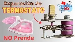 Iron not heating up | Iron won't turn on | How to repair thermostat | CapaciTec Mx