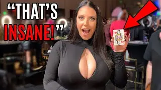Angela White Reacts To INSANE Magic!