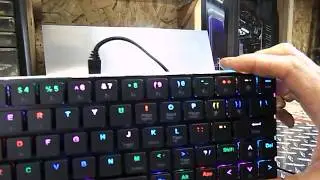 Anidees Prismatic RGB low profile keyboard review