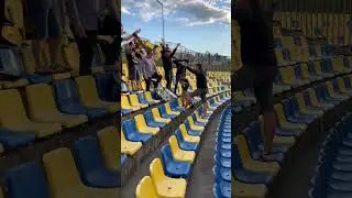 Самый юный фанат на фан-секторе "Волги" #футбол #football