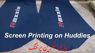 Milestone achieved,Screen Printing on HOODIES | Sports uniform screen printing process