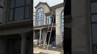 Electric Cargo Ladder Lift #liftingsolution #residentialconstruction #ladderhoist