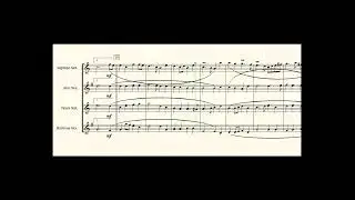 Eurovision Fanfare for Saxophone quartet