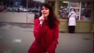 Сестрёнка поёт на Академке (26.10.2013)