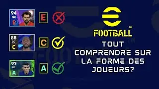 eFootball 2023 -  TOUT COMPRENDRE SUR LA FORME DES JOUEURS !
