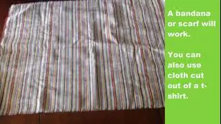 Quick and Easy NO Sew Face Mask
