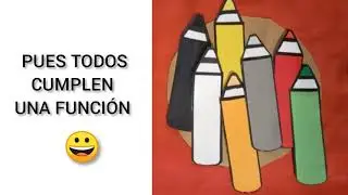 A caixa de lápis de cor
