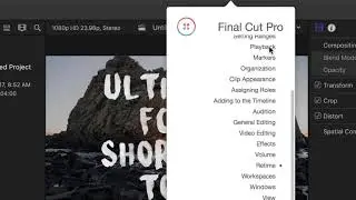 Ultimate FCPX Shortcut Tool