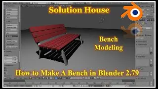 Bench Modeling || How To Make A Bench In Blender || Blender Tutorial ||