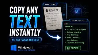 This Windows 11 Feature Copies Text From Any Image Or Video