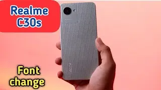 How To Change Font Style In Realme C30s, Font Change Setting