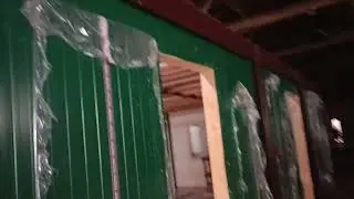 Сборка двухэтажного модульного завода.
