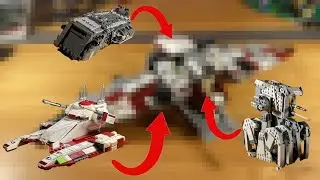 I combined these three star wars sets, here is what I made...