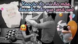 Reação da minha mãe, descobrindo que será avó 🥰❤️