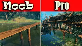 Valheim | How to Build A Wonderful Looking Arch and Rope Bridges | Top tips and tricks