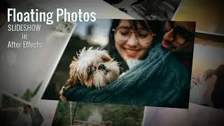 Floating Photos Slideshow in After Effects Tutorial