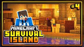Shops, Iron Farm and an ABOMINATION! | Minecraft Survival Island Ep 4 | Let's Play Minecraft 1.18