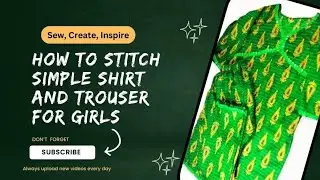 Simple shirt and trouser for girls 💖 2024 #fashion #stitching#outfit for girls 💖💖💕✂️