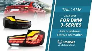 FOR BMW 3SERIES 2012-2015 TAIL LAMP With Sequential indicator taillight -VLAND