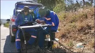 um vídeo diferente  meu trabalho fazendo um serviço de fusão de fibra óptica #contrei provedor