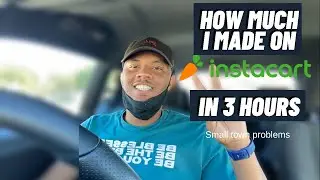 Instacart Shopper | How much I made on Instacart in 3 hours | gig economy
