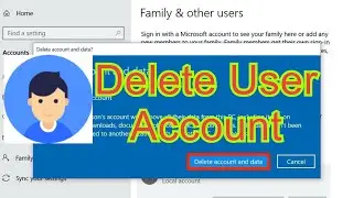 How to delete a user account on windows 10 (2021)